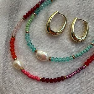 Necklace and earrings combo